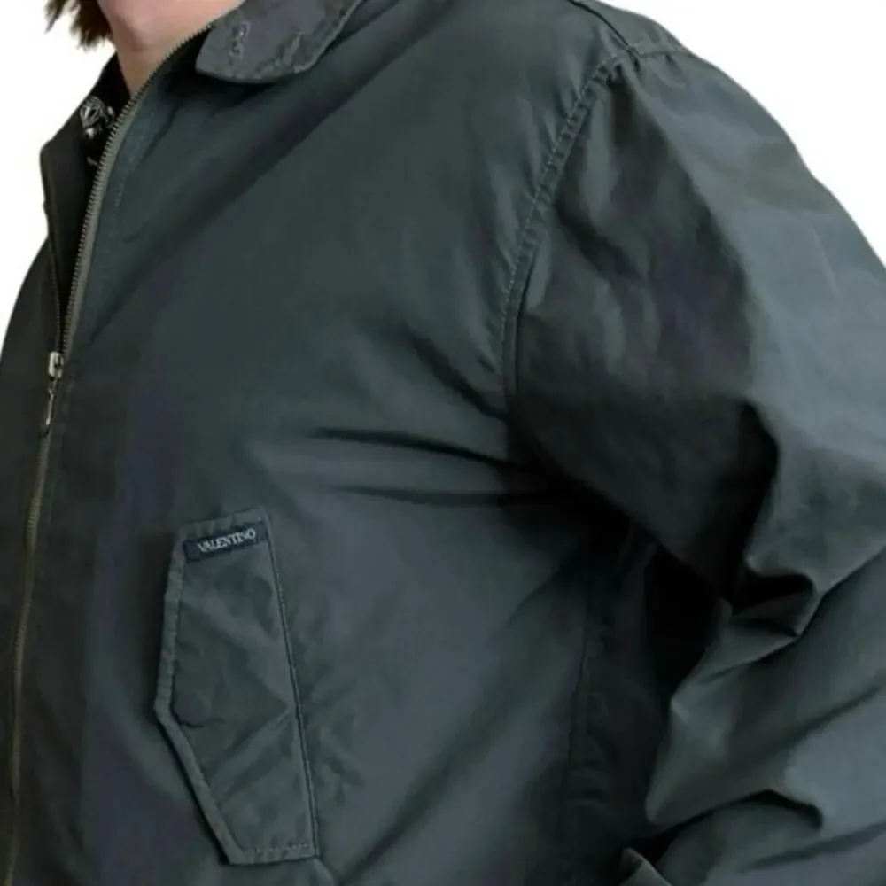 Valentino vtg bomber windbreaker jacket full zip men’s size 48 US medium M - Picture 16 of 16